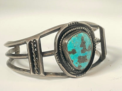 Wholesale Vintage Navajo Turquoise Sterling Silver Bracelet .925