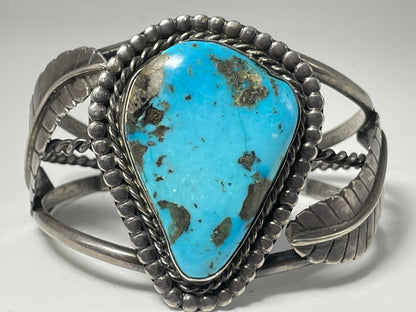 Wholesale Vintage Navajo Turquoise Sterling Silver Bracelet .925