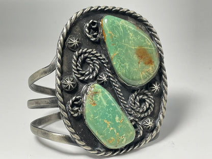 Wholesale Vintage Navajo Turquoise Sterling Silver Bracelet .925