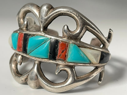 Wholesale Vintage Navajo Turquoise Sterling Silver Bracelet .925