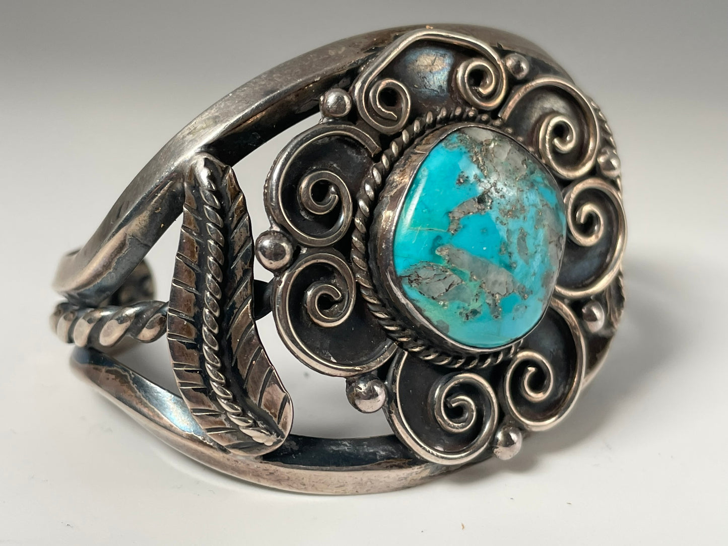 Wholesale Vintage Navajo Turquoise Sterling Silver Bracelet .925