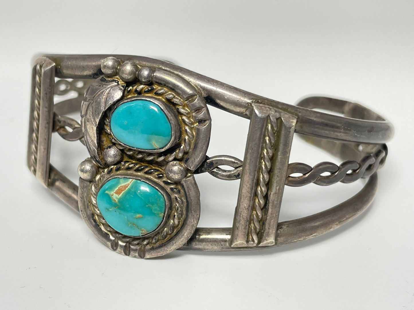 Wholesale Vintage Navajo Turquoise Sterling Silver Bracelet .925