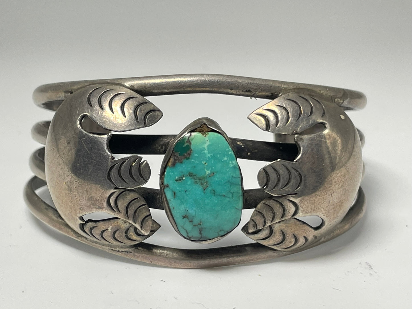 Wholesale Vintage Navajo Turquoise Sterling Silver Bracelet .925