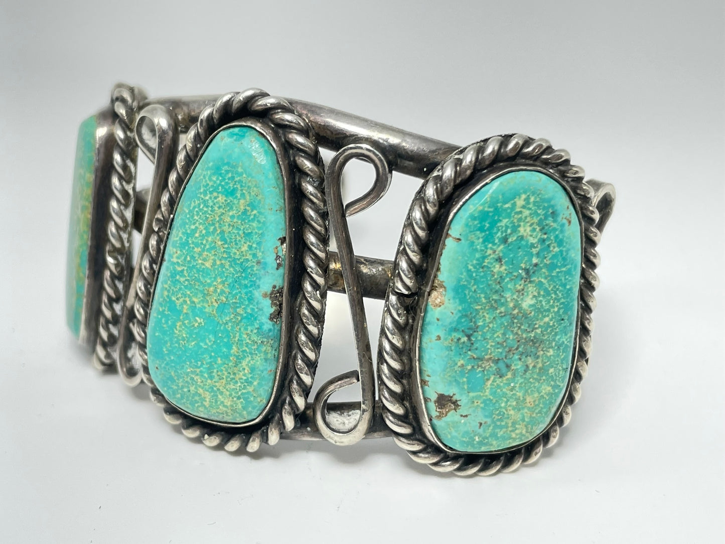 Wholesale Vintage Navajo Turquoise Sterling Silver Bracelet .925