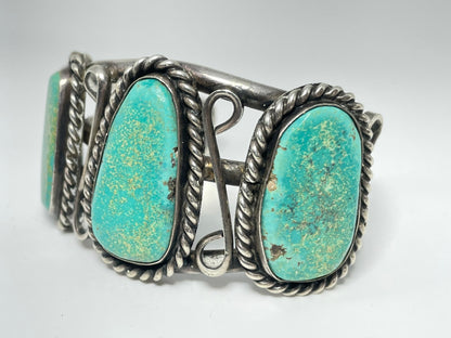 Wholesale Vintage Navajo Turquoise Sterling Silver Bracelet .925