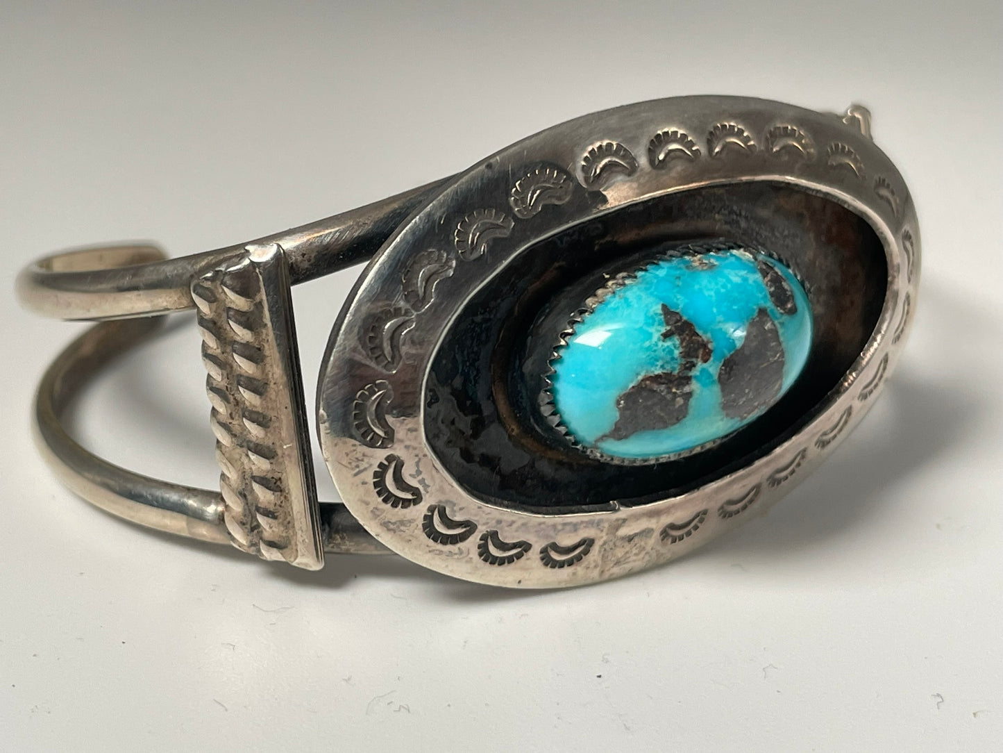 Wholesale Bisbee Navajo Turquoise Sterling Silver Bracelet .925