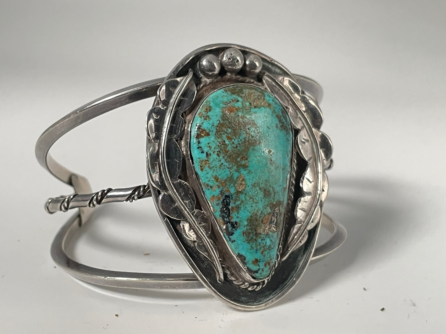 Wholesale Vintage Navajo Turquoise Sterling Silver Bracelet .925