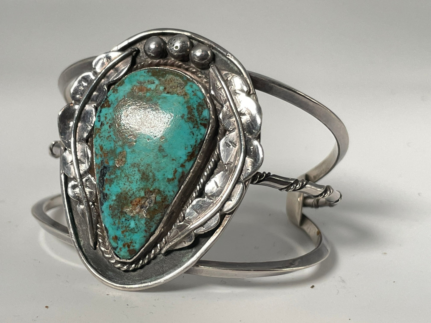 Wholesale Vintage Navajo Turquoise Sterling Silver Bracelet .925