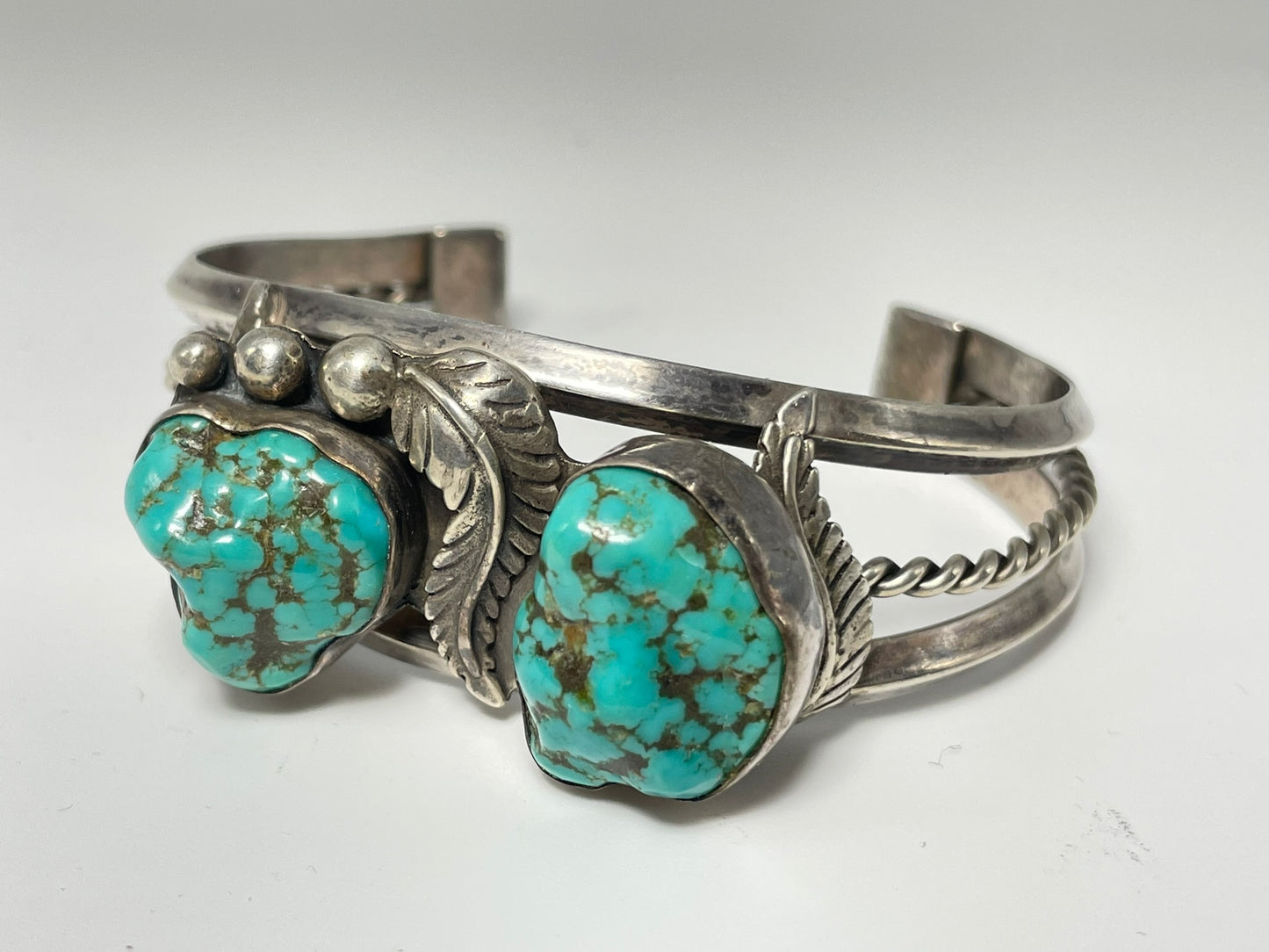 Wholesale Vintage Navajo Turquoise Sterling Silver Bracelet .925