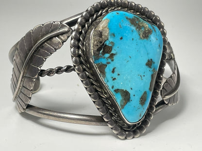 Wholesale Vintage Navajo Turquoise Sterling Silver Bracelet .925