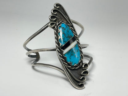 Wholesale Vintage Navajo Turquoise Sterling Silver Bracelet .925