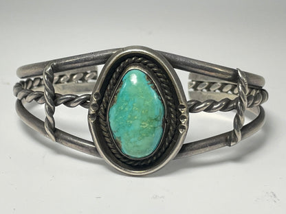 Wholesale Vintage Navajo Turquoise Sterling Silver Bracelet .925