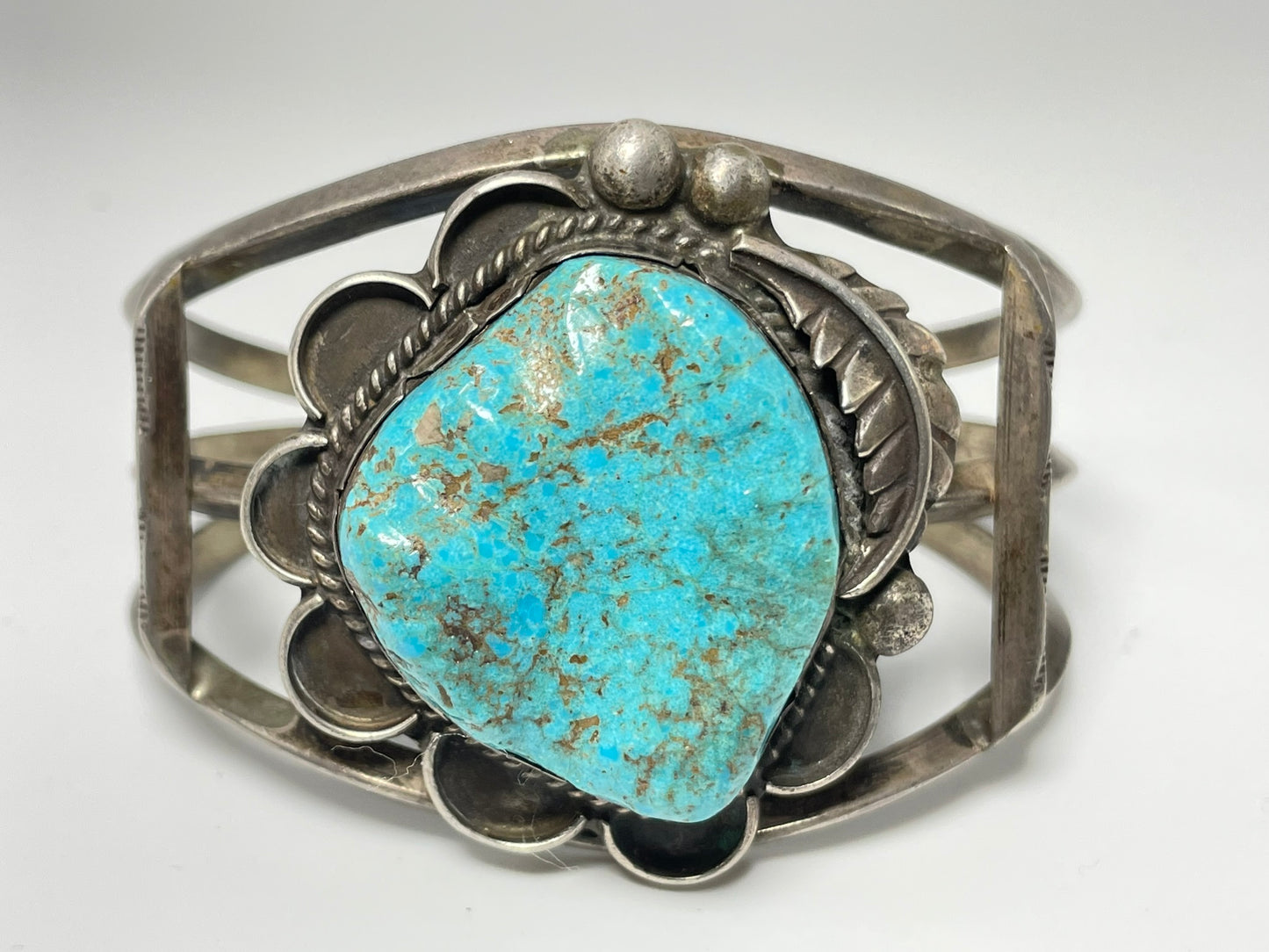 Wholesale Vintage Navajo Turquoise Sterling Silver Bracelet .925