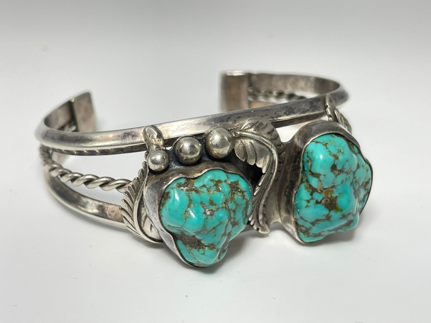 Wholesale Vintage Navajo Turquoise Sterling Silver Bracelet .925