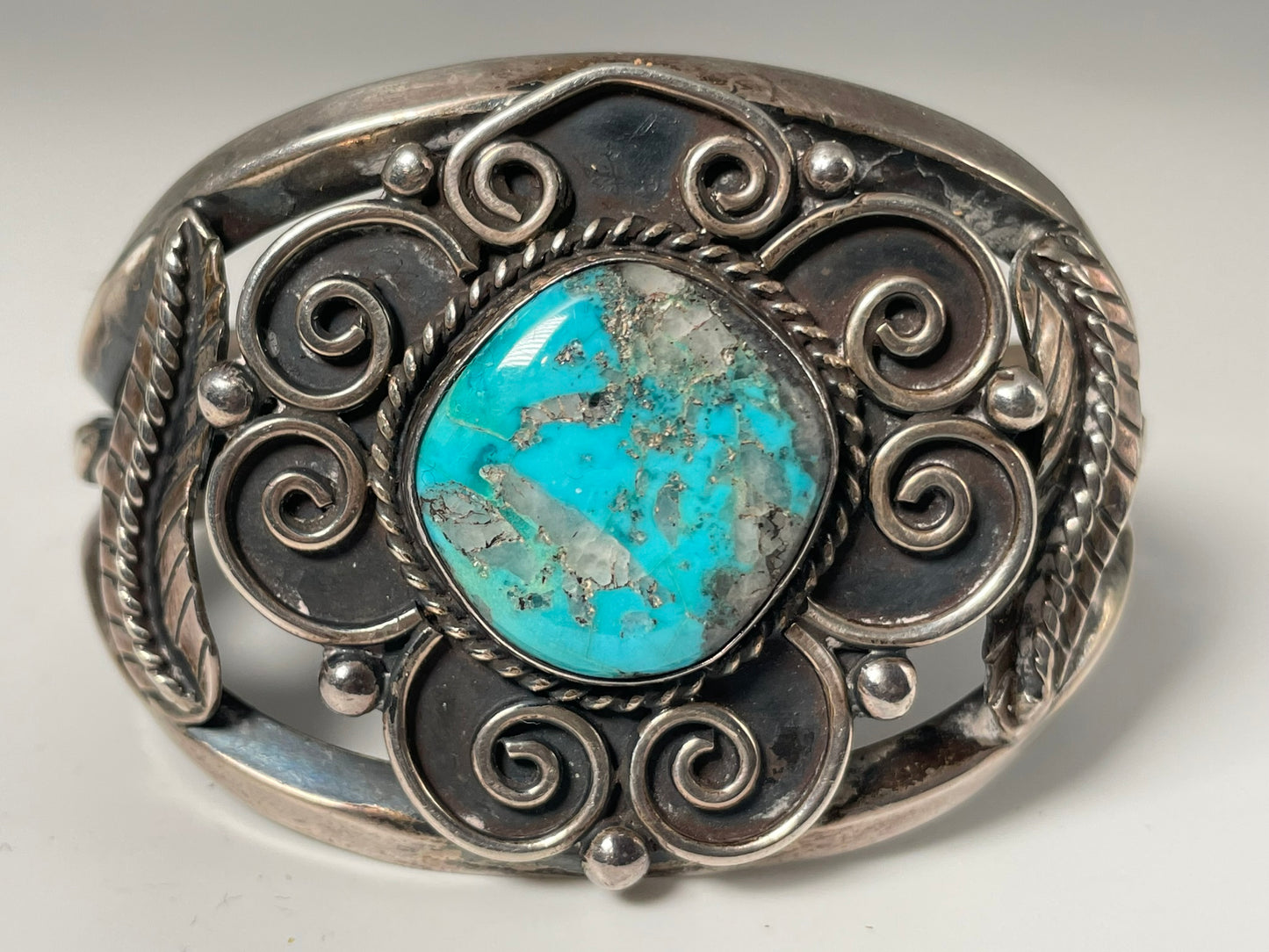 Wholesale Vintage Navajo Turquoise Sterling Silver Bracelet .925