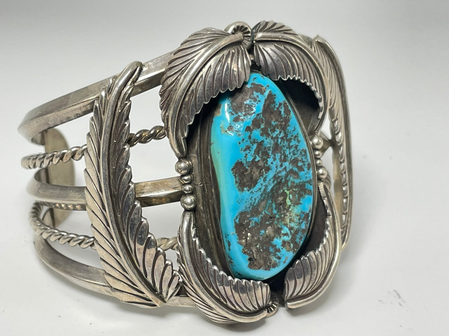 Wholesale Vintage Navajo Turquoise Sterling Silver Bracelet .925