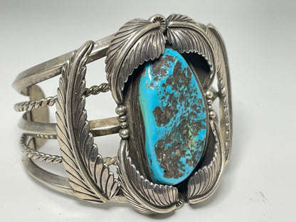 Wholesale Vintage Navajo Turquoise Sterling Silver Bracelet .925