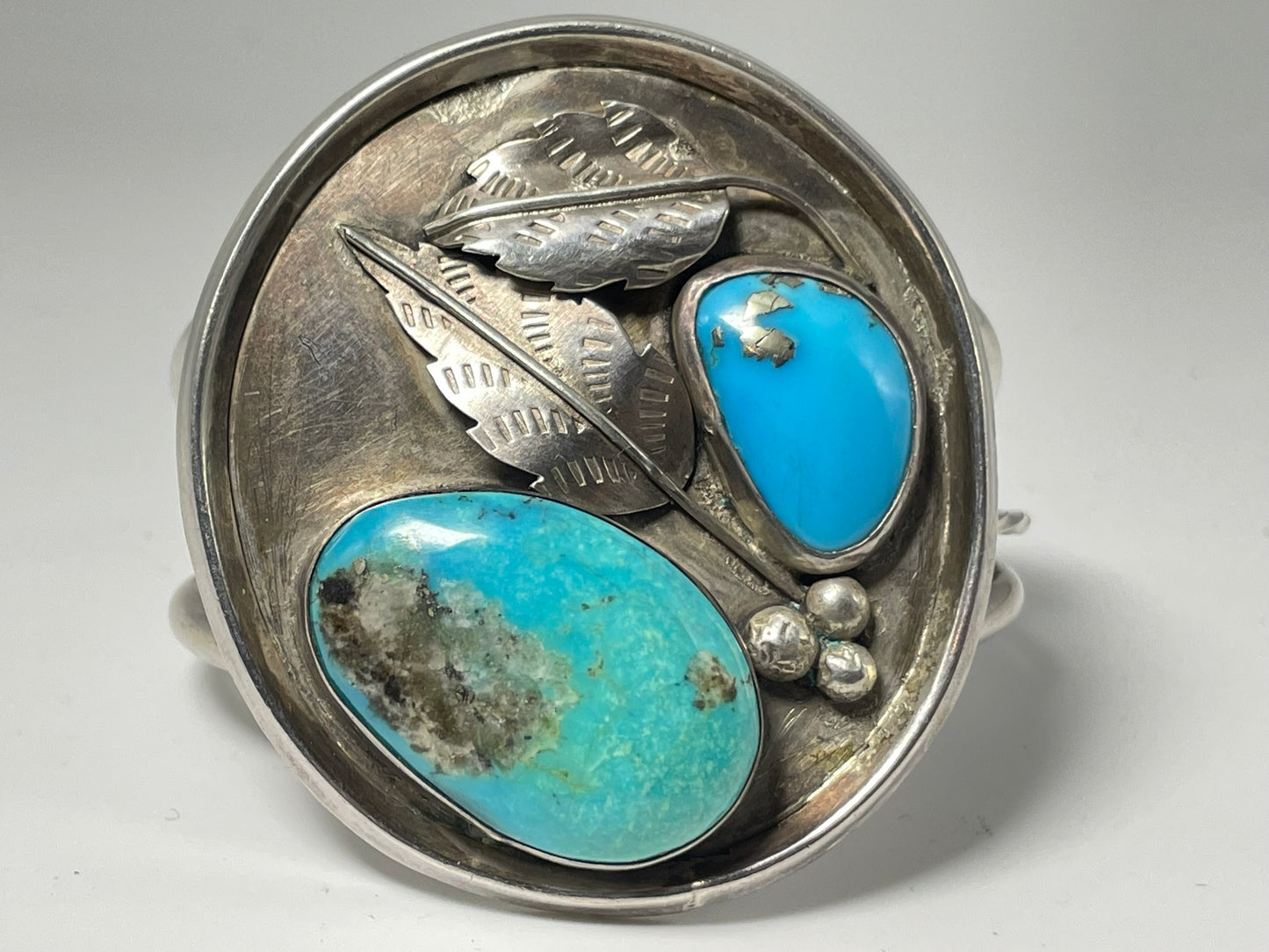 Wholesale Vintage Navajo Turquoise Sterling Silver Bracelet .925