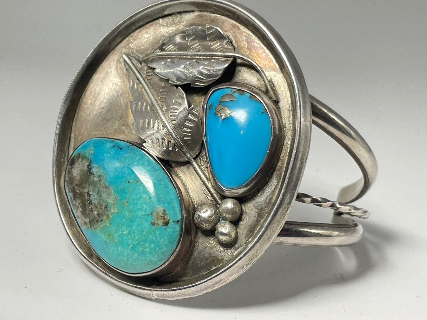 Wholesale Vintage Navajo Turquoise Sterling Silver Bracelet .925