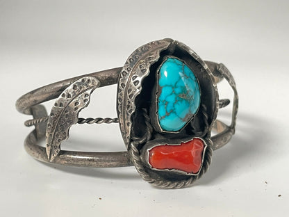 Wholesale Vintage Navajo Turquoise Sterling Silver Bracelet .925