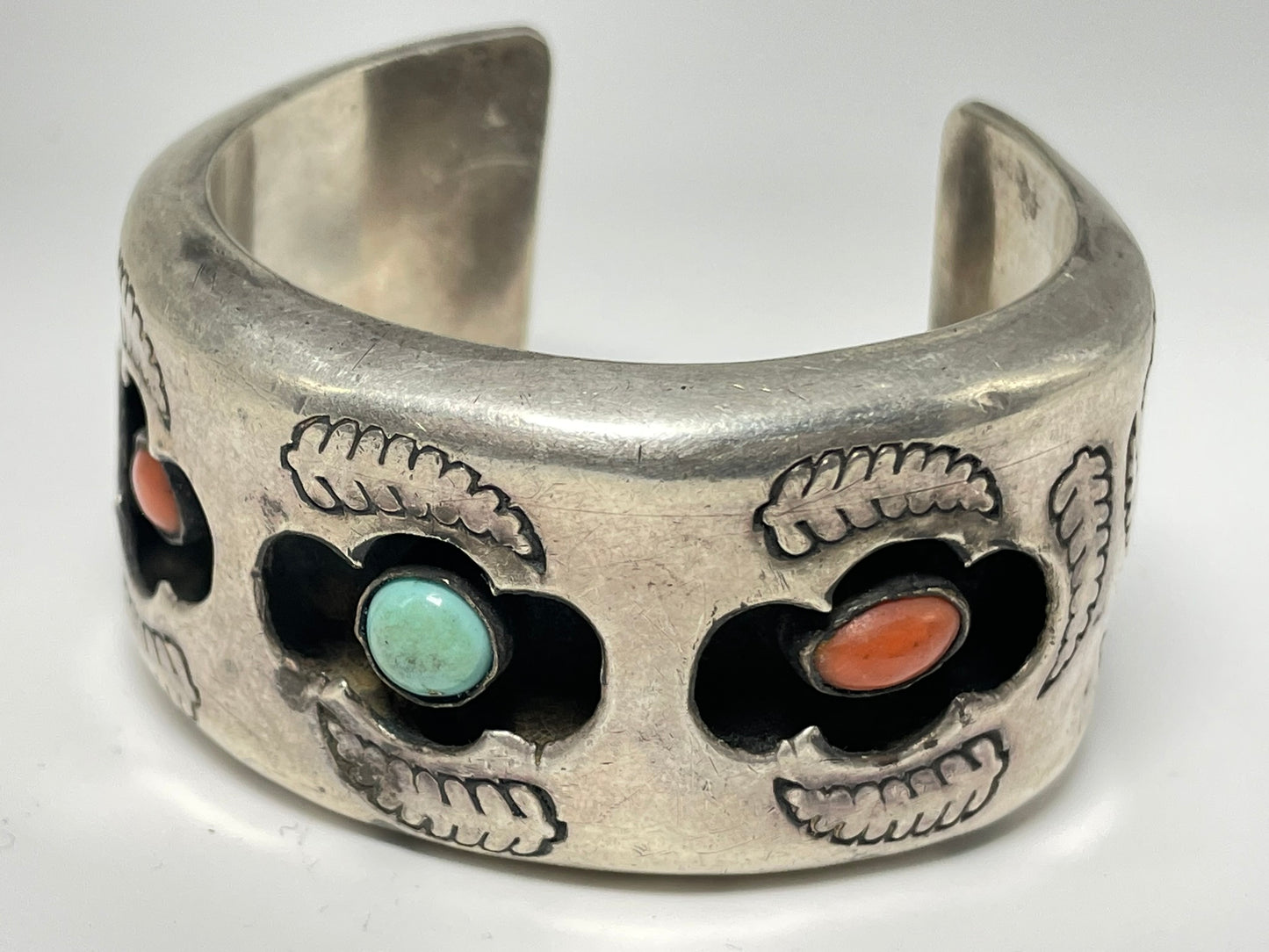 Wholesale Vintage Navajo Turquoise Sterling Silver Bracelet .925