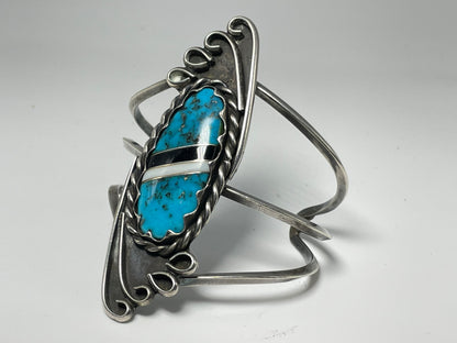 Wholesale Vintage Navajo Turquoise Sterling Silver Bracelet .925