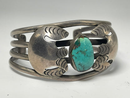 Wholesale Vintage Navajo Turquoise Sterling Silver Bracelet .925