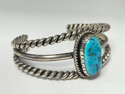 Wholesale Vintage Navajo Turquoise Sterling Silver Bracelet .925