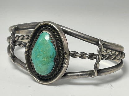 Wholesale Vintage Navajo Turquoise Sterling Silver Bracelet .925